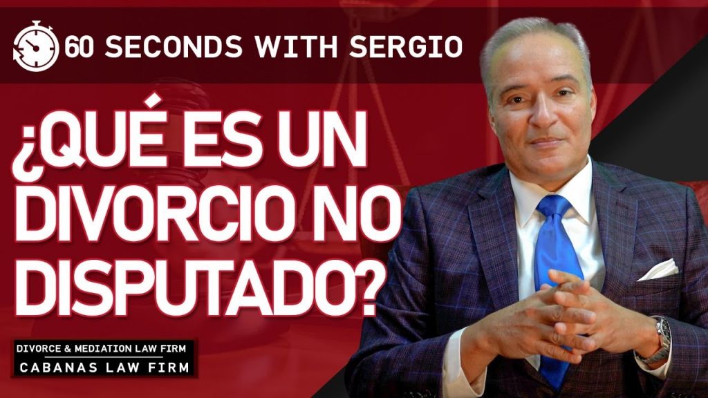 ¿Qué es un divorcio no disputado?