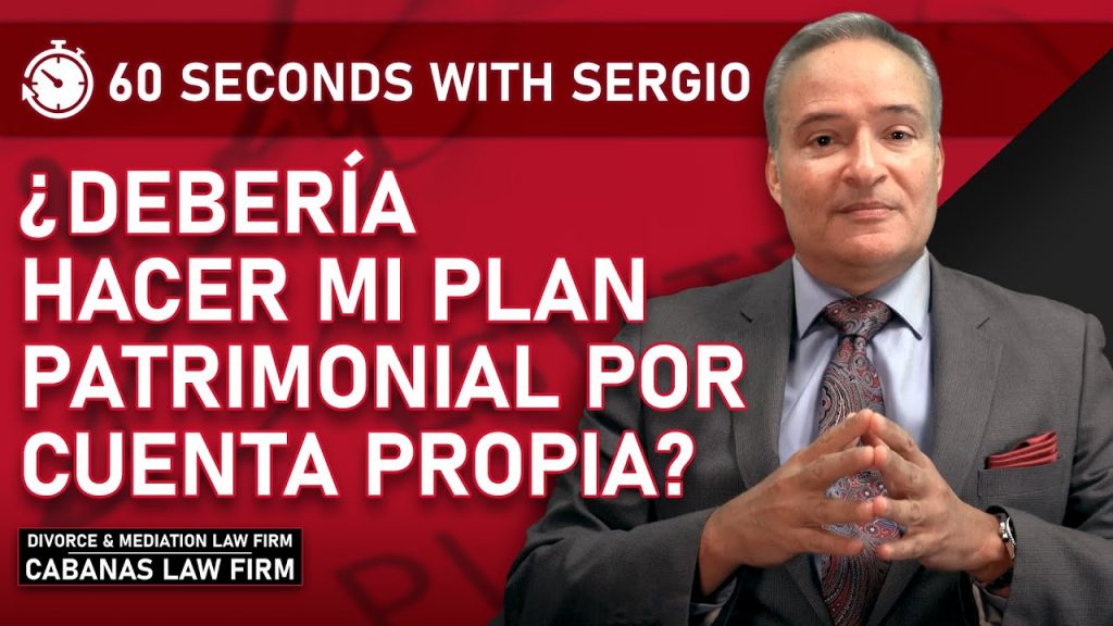 ¿Debería hacer mi plan patrimonial por cuenta propia?