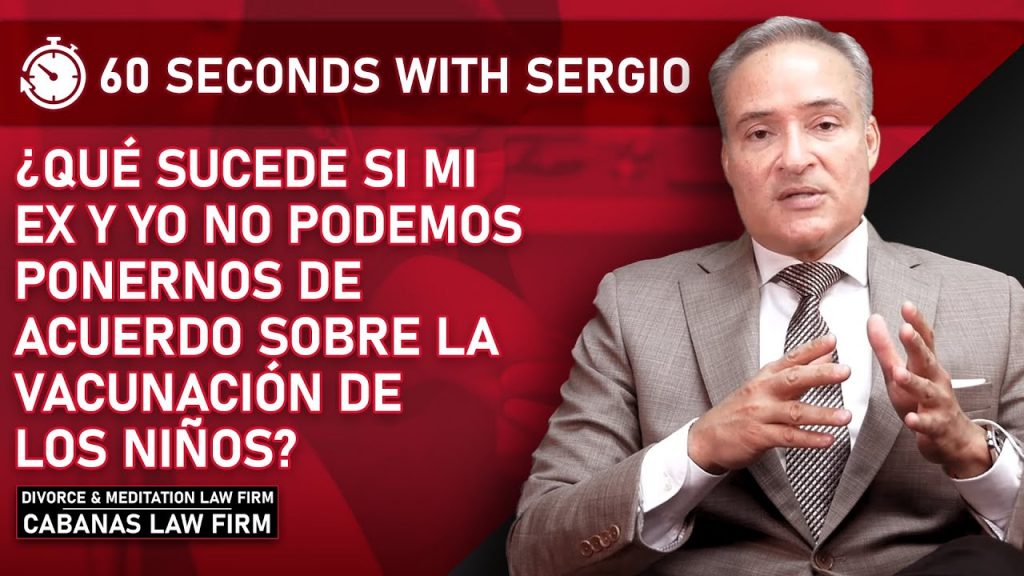 ¿Qué sucede si mi cónyuge y yo no podemos ponernos de acuerdo sobre la vacunación de los niños?