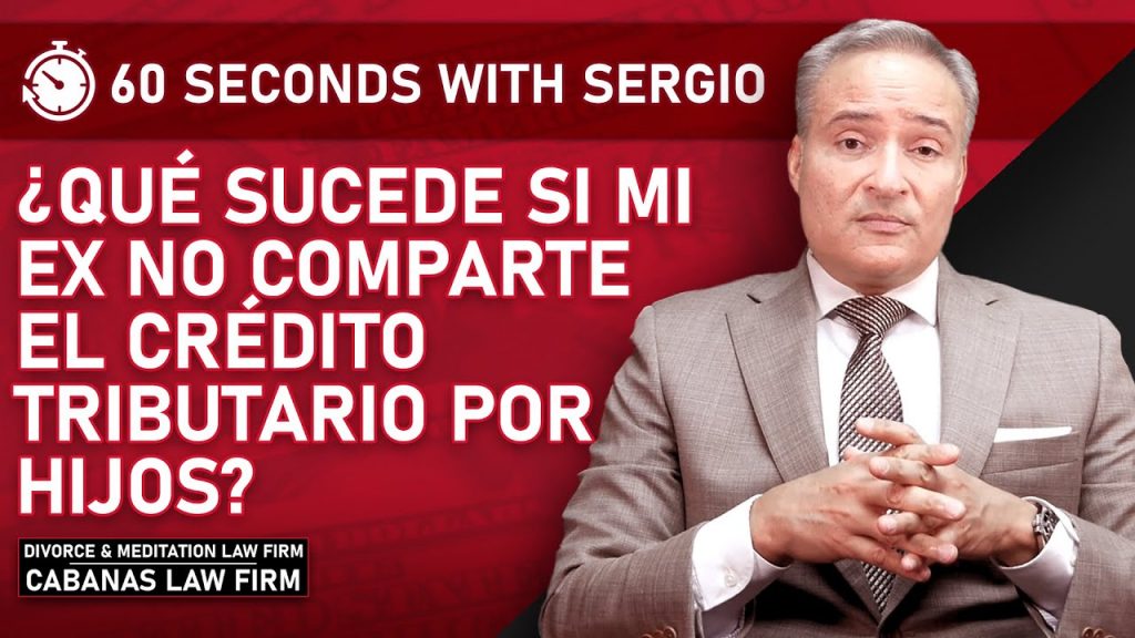 ¿Qué sucede si mi excónyuge no comparte el crédito tributario por hijos?