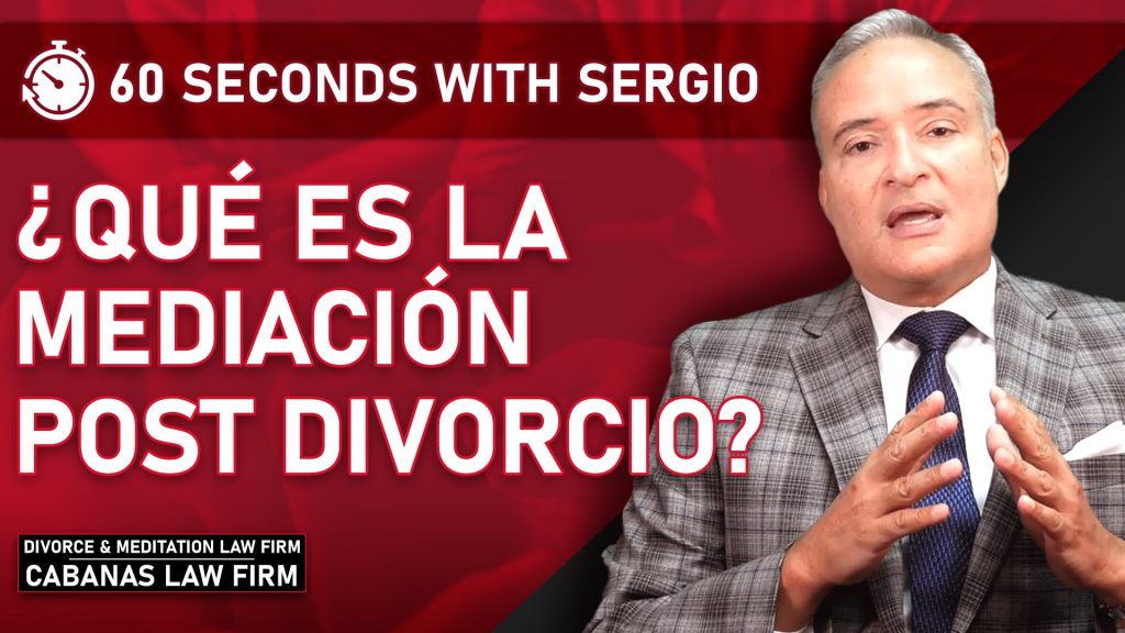 ¿Qué es la mediación post divorcio?